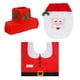 thumbnail image 4 of Juego De Funda De Asiento De Inodoro De Navidad, Cubierta De Inodoro De Ba?o De Papá Noel Para Interior, 4 of 5