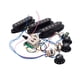 thumbnail image 3 of Pastillas para guitarra eléctrica Tres pastillas individuales Interruptores Mástil y puente Pastilla pasiva para guitarra eléctrica ST Piezas Accesori Negro, 3 of 5