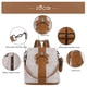 thumbnail image 5 of Mochila ZOCAI 32x13x33 cm Marrón Antirrobo de Cuero PU, 5 of 6