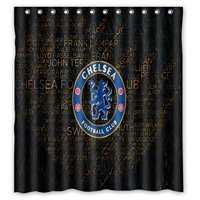 Pinghai - Cortina De Ducha Chelsea Con Ganchos (167 X 183 Cm)