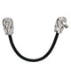 thumbnail image 2 of Cable De Conexión Para Guitarra, Simplemente Conéctalo Al Pedal De Guitarra, Ajusta El Cable De Audio Apretado Argent Flat 15CM, 2 of 5