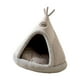 thumbnail image 5 of Nido Para Gatos Semicerrado, Suave Para Gatos O Perros Pequeños, Cama Para Gatos, Cueva Para Gatos, Gris, 5 of 5