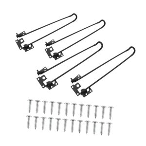 Magideal - 4 Patas De Mesa Para Exteriores, Patas De Escritorio Plegables En Forma De U, Fáciles De Instalar, Portátiles, Estables Para Mesa De Café, Mesa De Cam Altura 42Cm