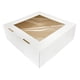 thumbnail image 1 of Caja Torta Microcorrugada Cuadrada Ventana Superior 34x15cm, 1 of 2