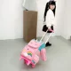 thumbnail image 3 of Children's trolley schoolbag cute cartoon girl schoolbag primary school student backpack primary school student backpack, 3 of 3