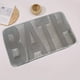 thumbnail image 1 of 1pc Ultra-Soft Memory Foam Bath Mat with Super Absorbent Cobblestone Design - Machine Washable and Perfect for Bathroom Comfort, 1 of 5
