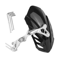 Magideal - Guardabarros Trasero De Motocicleta Universal Para 155 Protector Para Msx125 Sniper150 Cnc Aleación De Aluminio Durable Guardabarros , B B