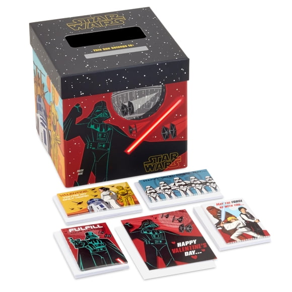 Kit De Tarjetas De San Valentín Star Wars Con Luz Y Sonido De