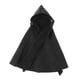 thumbnail image 3 of Capa con sombrero a escala 1:12, figura de acción, ropa hecha a mano, capa con capucha en miniatura para accesorios de figuras de acción de 6" Negro, 3 of 5