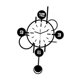 thumbnail image 3 of Reloj De Pared De Péndulo, Práctico Regalo, Decoración Del Hogar Para Aulas, Tiendas, Comedores, Blanco, 50 Cm, 3 of 5