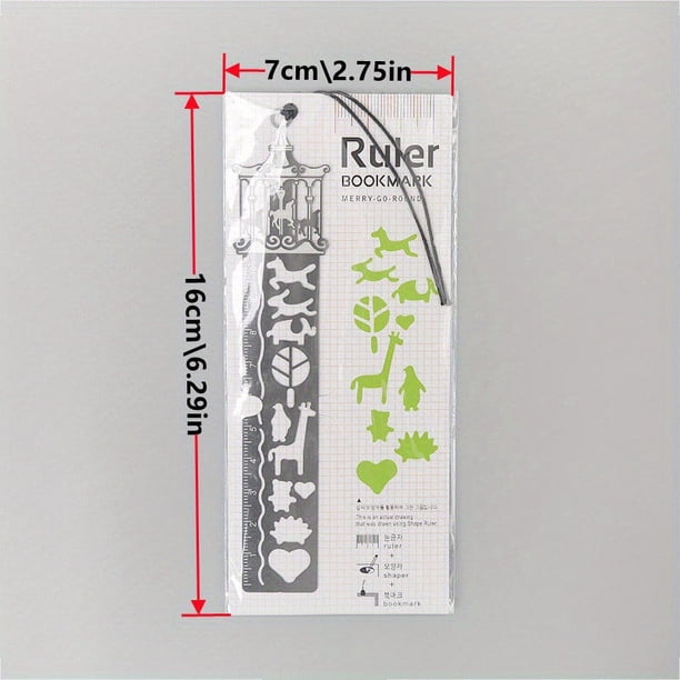 1pc Multifunctional Metal Bookmarks for Office, School, and Teachers - Creative Hollow-out Design for Easy Organization and Convenience