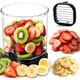 thumbnail image 1 of Cortadora de fresas Hendiy con cuchillas de acero inoxidable, color negro, paquete de 1, 1 of 9