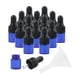 thumbnail image 2 of 15 Botellas Cuentagotas De Vidrio Recargables Portátiles Para Almacenamiento De Perfume 1 Ml Azul Negro, 2 of 5