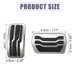 thumbnail image 4 of Unique Bargains Juego de 2 Piezas de Cubierta de Pedal de Acelerador y Freno para Ford Escape Metal Goma Tono Plateado Negro, 4 of 7