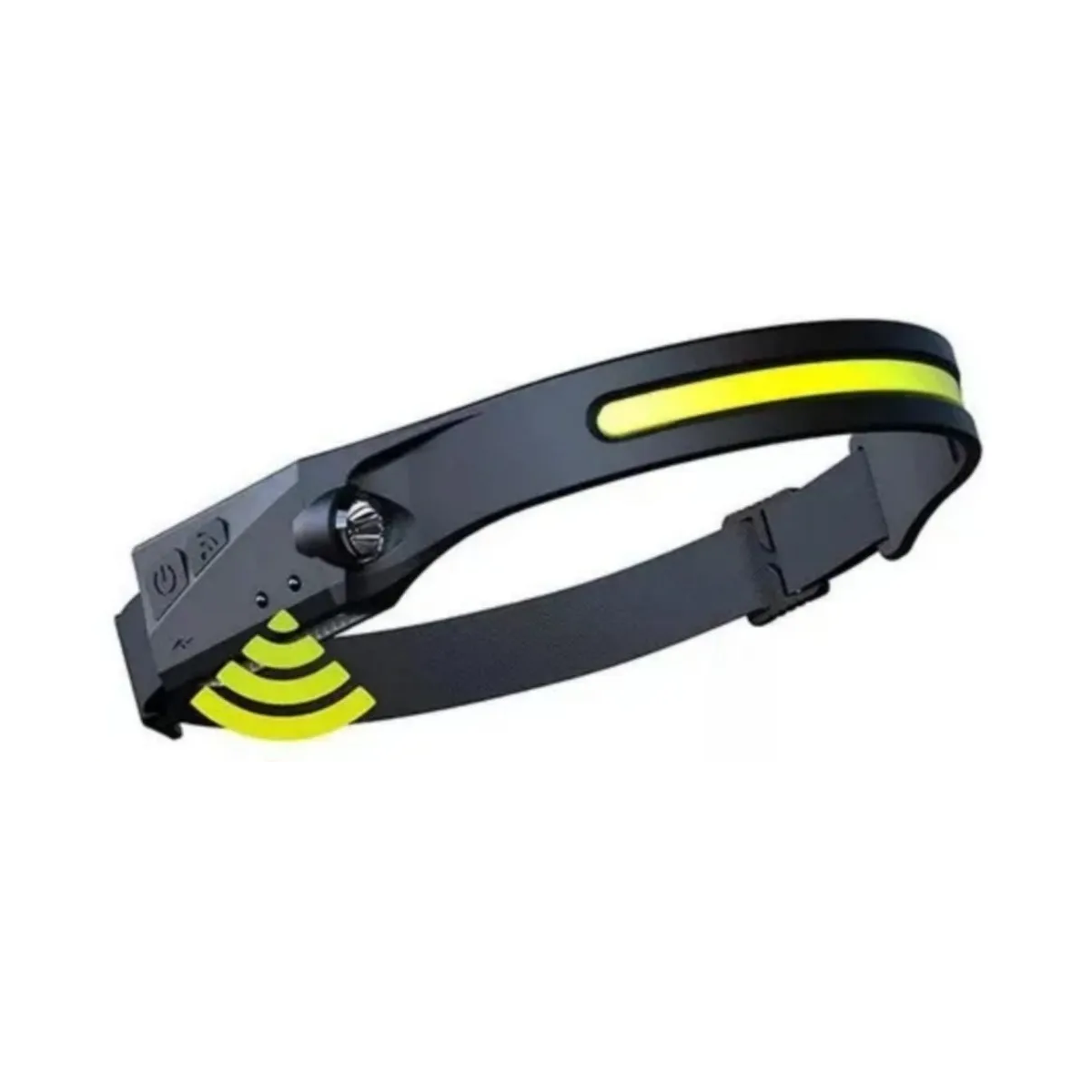 Genérico - Pack 2 Linterna Led Cintillo Con Sensor Montado En La Cabeza Negro Negro