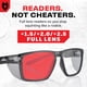 thumbnail image 3 of Gafas de seguridad NoCry ANSI Z87.1 con aumento +2,5 y antiempañante, 3 of 9