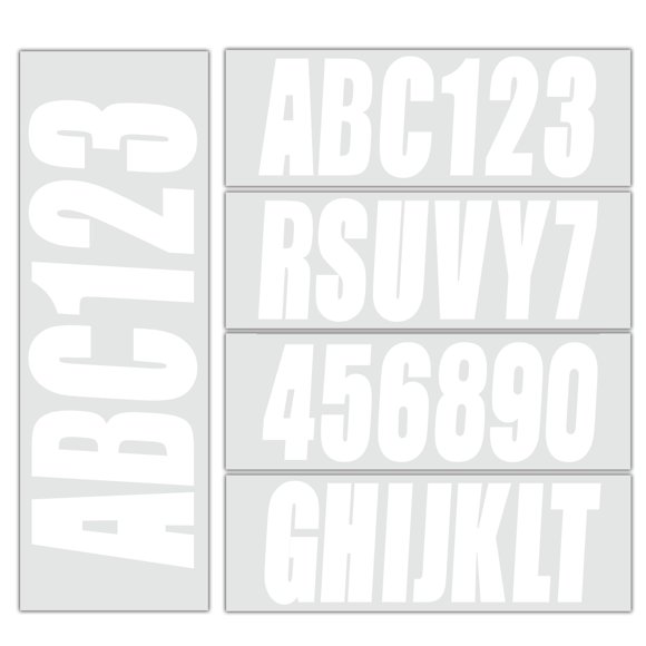 Kit de 144 calcomanías adhesivas QUICKMARINE de 7,6 cm