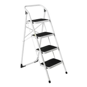 Qrubber - Escalera Plegable De 4 Peldaños