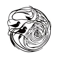 Bothyi - Decoración De Pared De Pájaro De Metal, Artesanía, Silueta De Pared Para Pasillos Exteriores E Interiores