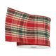 thumbnail image 5 of Lazos De Regalo De Cinta Navide?a Con Borde De Alambre Para Manualidades De Festivales, Recuerdos De Fiesta, Cuadrícula Roja Y Verde, 5 of 5