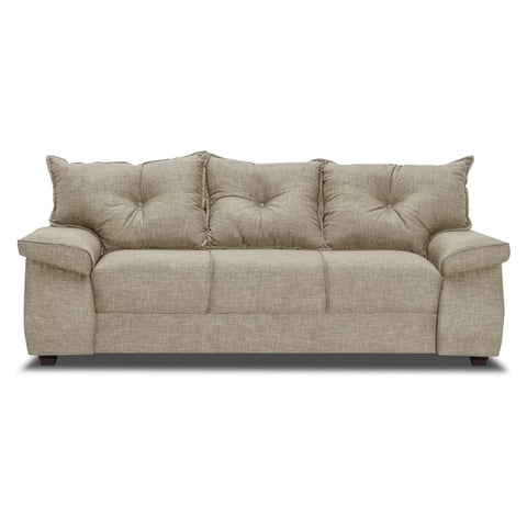 Innovamuebles - Sofá Fortaleza 3 Cuerpos Tela Beige