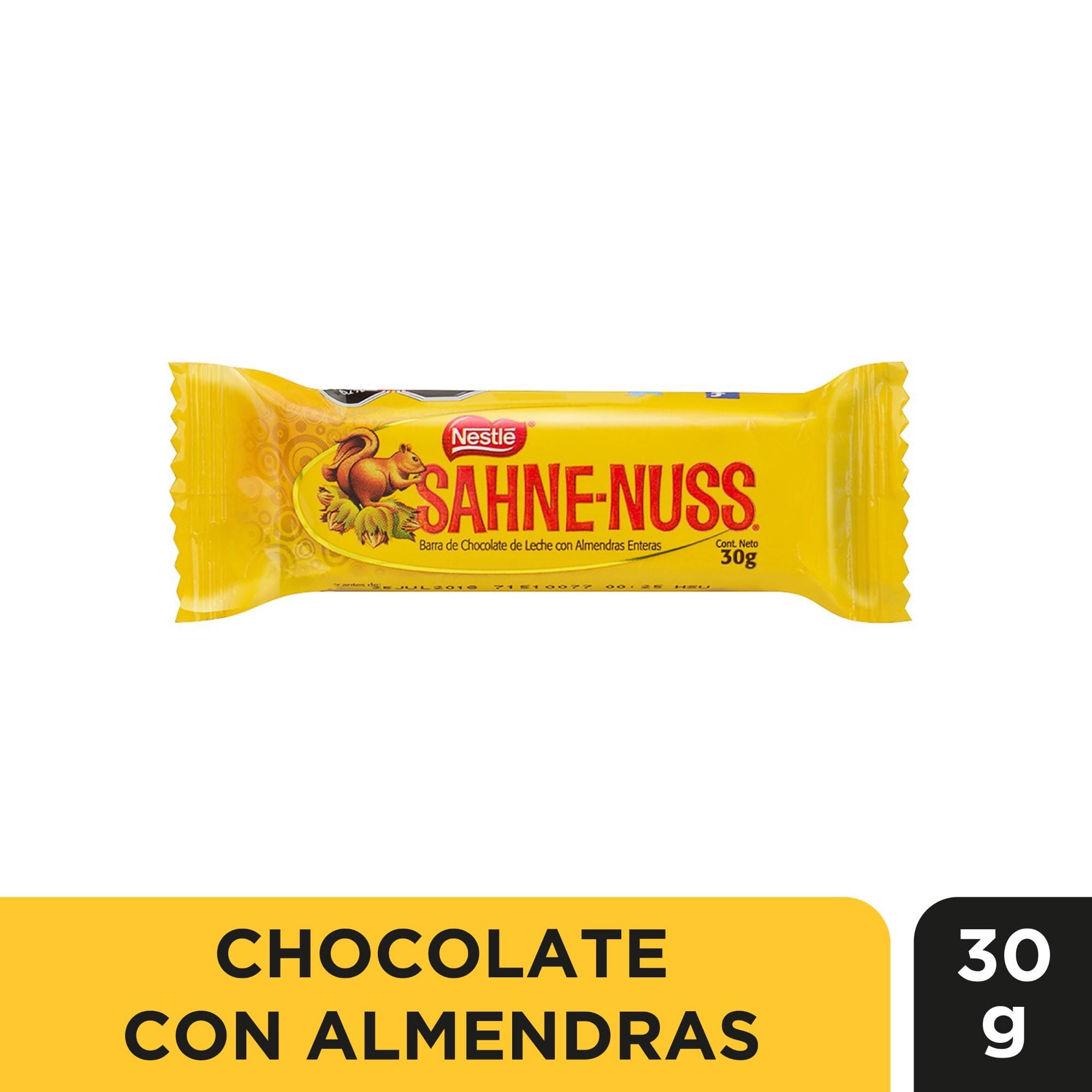 Chocolate Barra 30 g Sahne Nuss