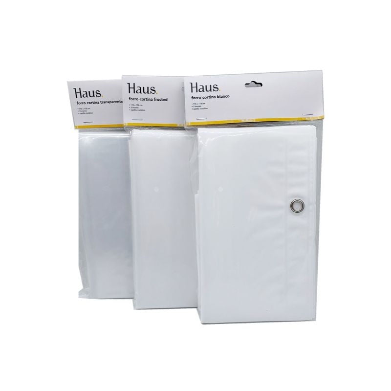 Forro Cortina 176 X 176 Cm Blanco Haus