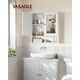 thumbnail image 3 of Mueble de baño VASAGLE con espejo 15 x 65 x 75 cm blanco, 3 of 3