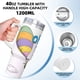 thumbnail image 5 of ¡Oh, los Lugares a los que Irás! Vaso aislado de acero inoxidable con asa, diseño temático, regalo para familia, amigos y fans; incluye pajita y encaja en el portavasos estándar, 40 oz, 5 of 6