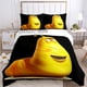 thumbnail image 3 of Animated LL-Larva Cartoon Poster Children Duvet Cover Set Printed Bedding Set Double Queen King Size 2/3pcsBettbezug, 3 of 5
