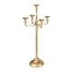 thumbnail image 1 of Candelabro De 5 Ramas Candelabro Para Salón Elegante Dorado 23x63cm, 1 of 5