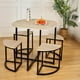 thumbnail image 4 of Juego Comedor Magallanes Jolie 4 Sillas Natural - Blanco, 4 of 5
