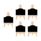 thumbnail image 4 of 5 Piezas De Letreros De Boda De Pizarra De Madera Con Soportes Para Café Cumplea?os Arqueado, 4 of 5