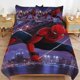 thumbnail image 3 of Spiderman Room Decor Bedding Set with Sheets And Pillow 3 Piece Bedding Super Soft Fade Resistant Microfiber for Boys Girls Kids Twin, 3 of 5