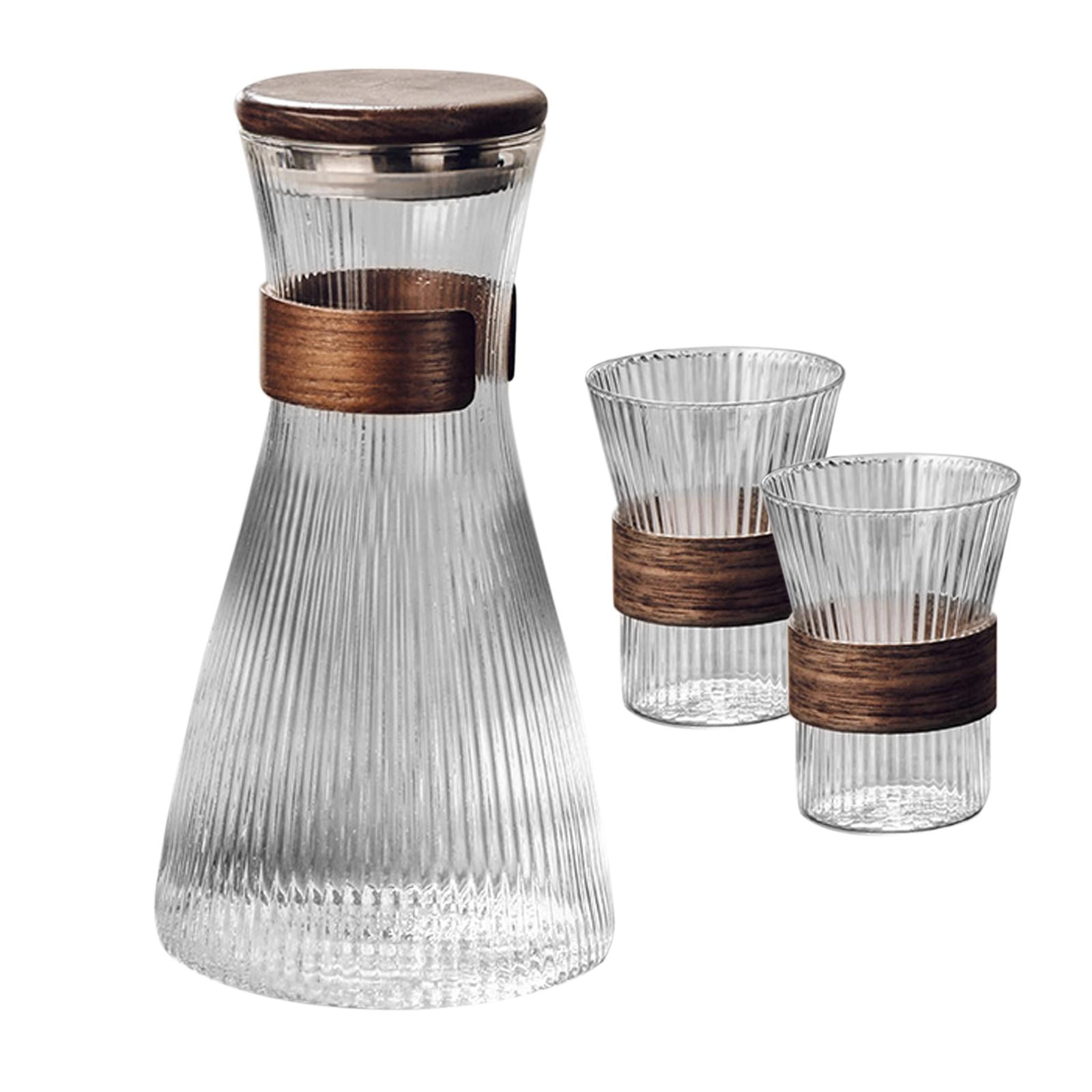 Bothyi - Jarra Para Agua Fría, Jarra Para Jugo, Leche, Jarra Fría Para Leche, Café, Refrigerador Con Tazas