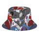 thumbnail image 5 of Jorge Encoge Sombrero bucket para adultos, gorra de protección solar, sombrero de pescador plegable para viajes al aire libre, pesca y actividades de verano, 5 of 6
