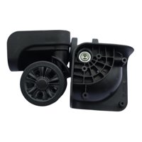 Magideal - Ruedas De Equipaje De Doble Fila Resistentes Al Desgaste Con Rotación De 360 Grados, Ruedas Giratorias Universales Para Maletas De Viaje, Piezas De