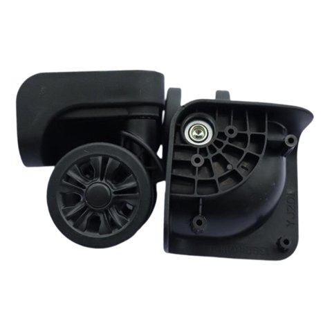 Magideal - Ruedas De Equipaje De Doble Fila Resistentes Al Desgaste Con Rotación De 360 Grados, Ruedas Giratorias Universales Para Maletas De Viaje, Piezas De