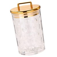 Magideal - Cipch De Almacenamiento Acrílico Recipiente De Almacenamiento De Alimentos Creativo Con Tapa Decorativa Para Granos De Café Bocadillos De Azúcar Para S