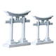 thumbnail image 5 of 2x Acuario Torii Imitación Piedra Puerta Torii Cueva Escondite Puerta Torii Japonesa, 5 of 5