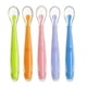 thumbnail image 2 of Paquete de 5 cucharas de silicona suave para bebés de primera etapa, cuchara de entrenamiento para bebés., 2 of 8
