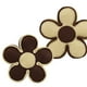 thumbnail image 2 of Set De 4 Cojines Diseño Flor Color Beige/café, 2 of 3