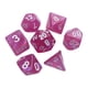 thumbnail image 3 of Juego De Dados Poliédricos De 7 Piezas, Juego De Dados Para Fiesta, Juego De Mesa, Juego De Cartas, Rosa, 3 of 5