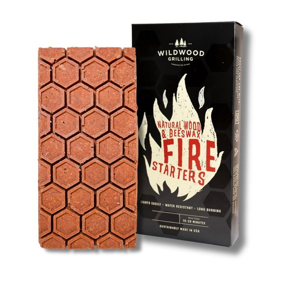 Encendedores Wildwood Grilling de Madera Natural y Cera de Abejas