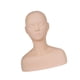 thumbnail image 4 of Cabeza de maniquí de entrenamiento Modelo de cabeza de maniquí con hombros Extensión de pestañas Cabeza de maniquí de cosmetología para práctica de, 4 of 5