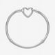 thumbnail image 1 of Pulsera Pandora Moments Cadena Serpiente Cierre Corazón Plata, 1 of 7