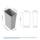 thumbnail image 4 of Basurero Dowell de plástico gris, 50 l/13 galones, 2 unidades, 4 of 7