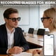 thumbnail image 4 of Gafas inteligentes Warchody 2026 con Bluetooth y control táctil, 35 g, 4 of 8
