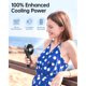 thumbnail image 2 of SWEETFULL Portable Misting Fan 180 Foldable Handheld Personal, 2 of 3