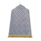 thumbnail image 2 of Alfombra De Oración Portátil, Alfombras De Suelo Coleccionables Para Cafetería, Bar, Interior, Gris Claro, 2 of 5